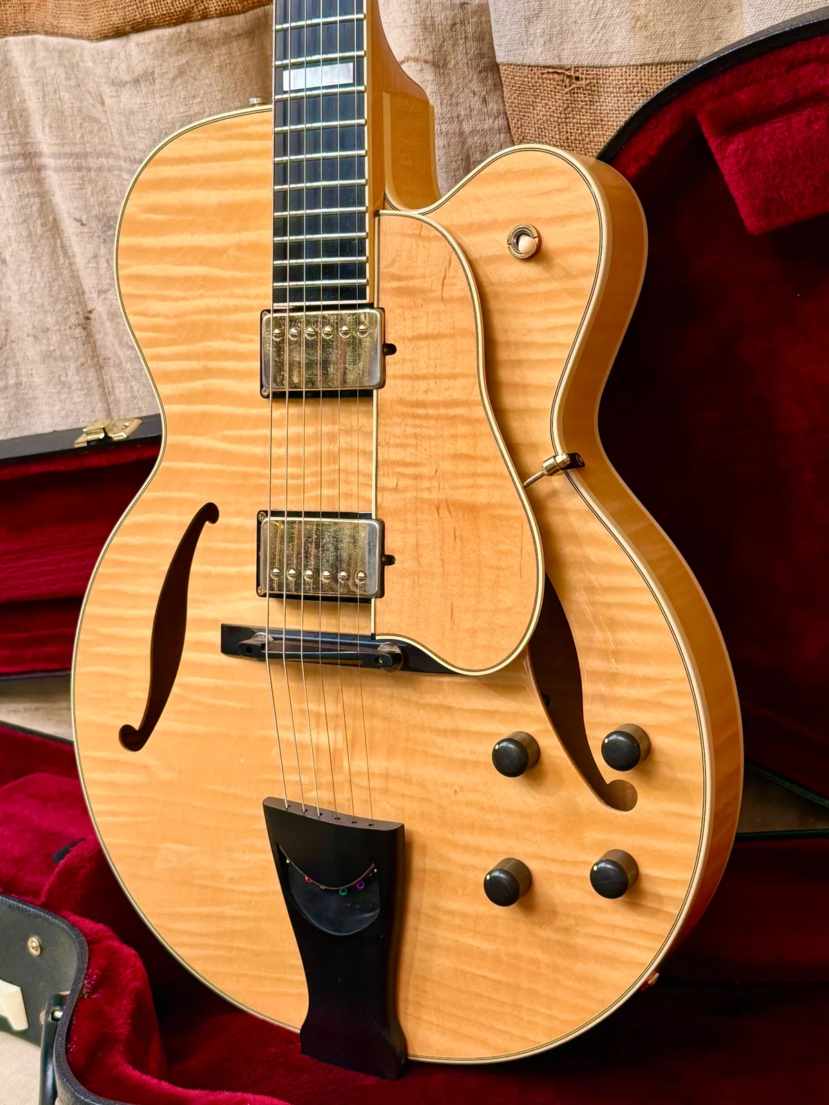 2007 D'Aquisto Jazz Line Jr (DQ-JZ) Natural Maple - Gbase