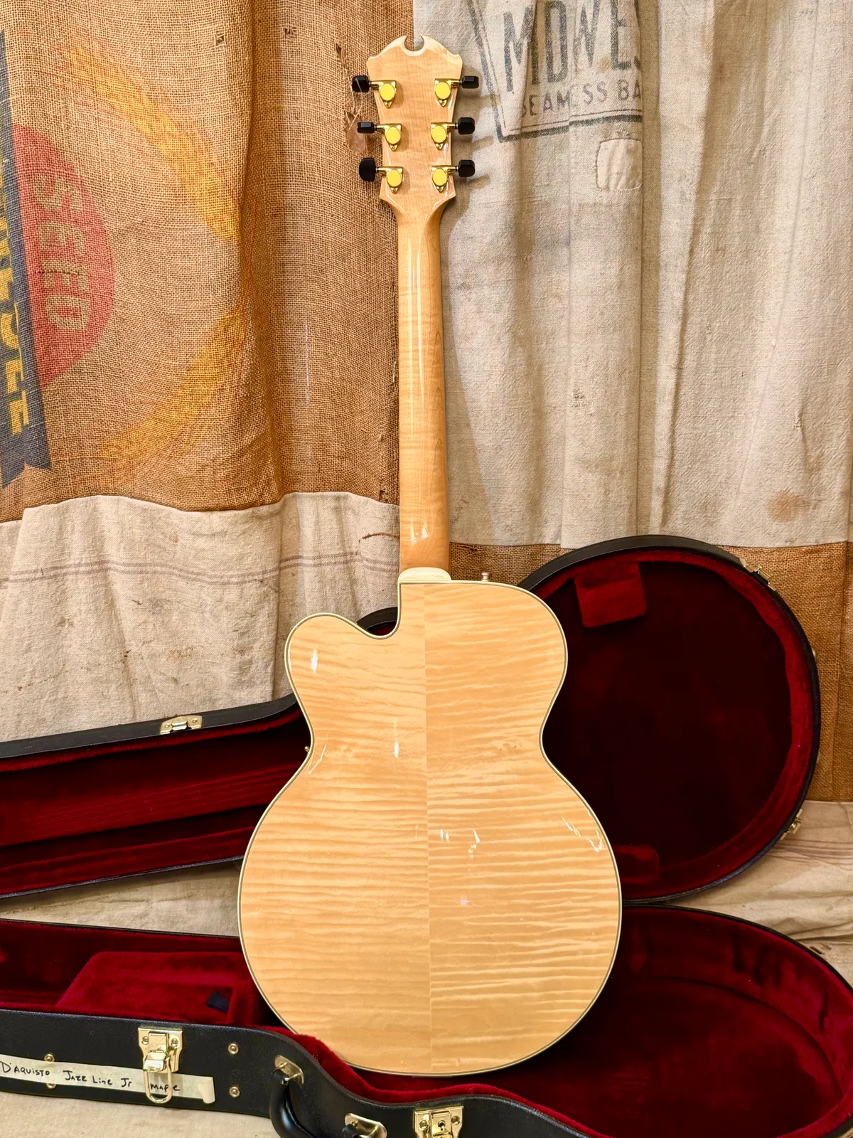 2007 D'Aquisto Jazz Line Jr (DQ-JZ) Natural Maple - Gbase
