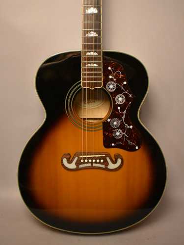 2008 Epiphone EJ-200 Vintage Sunburst Finish - Gbase