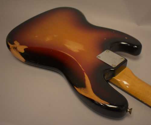 2009 Fender Road Worn '60s Jazz Bass Sunburst - Gbase