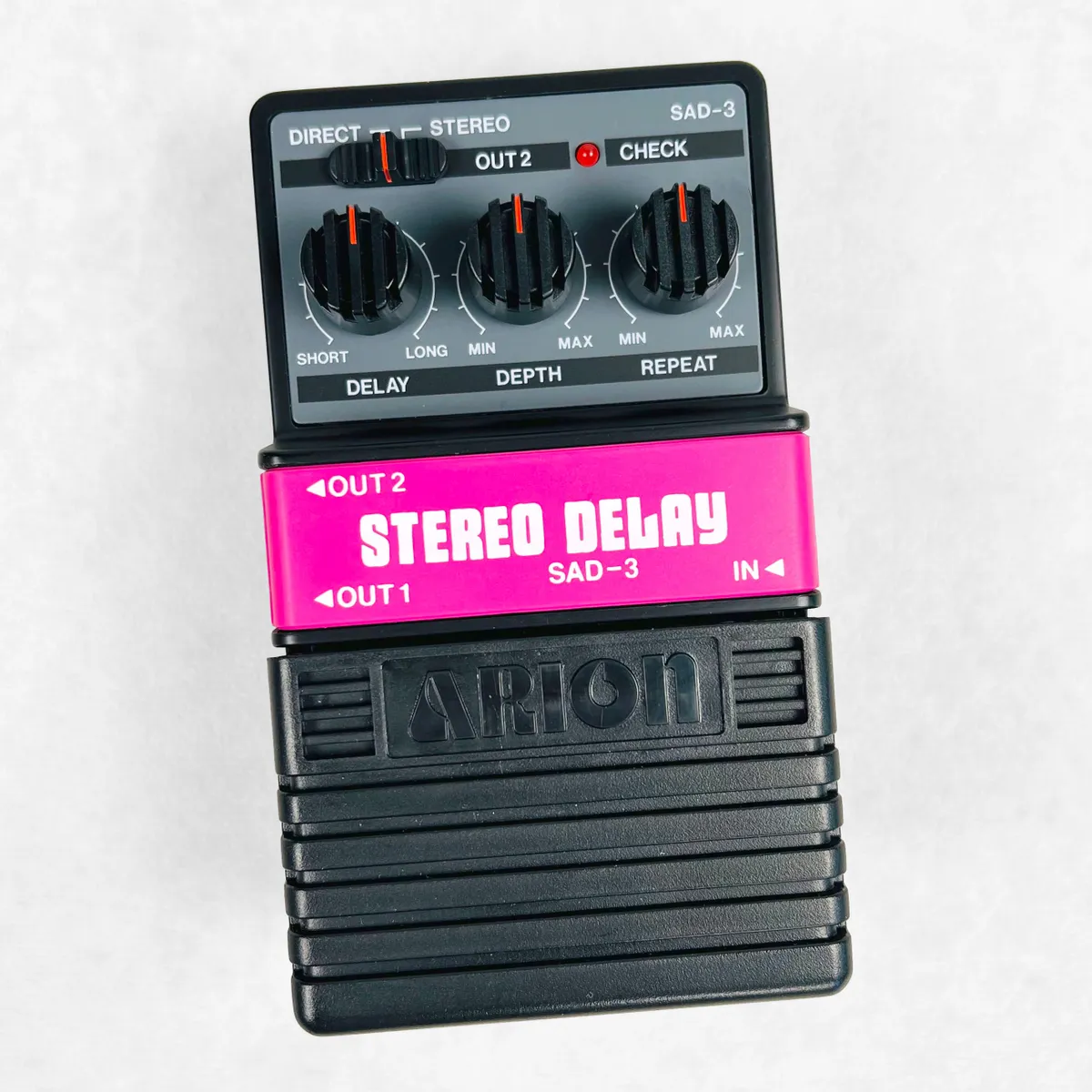 Arion SAD-3 Stereo Delay Pedal 2010s - Black - Gbase