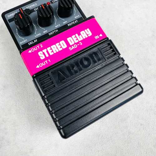 Arion SAD-3 Stereo Delay Pedal 2010s - Black - Gbase