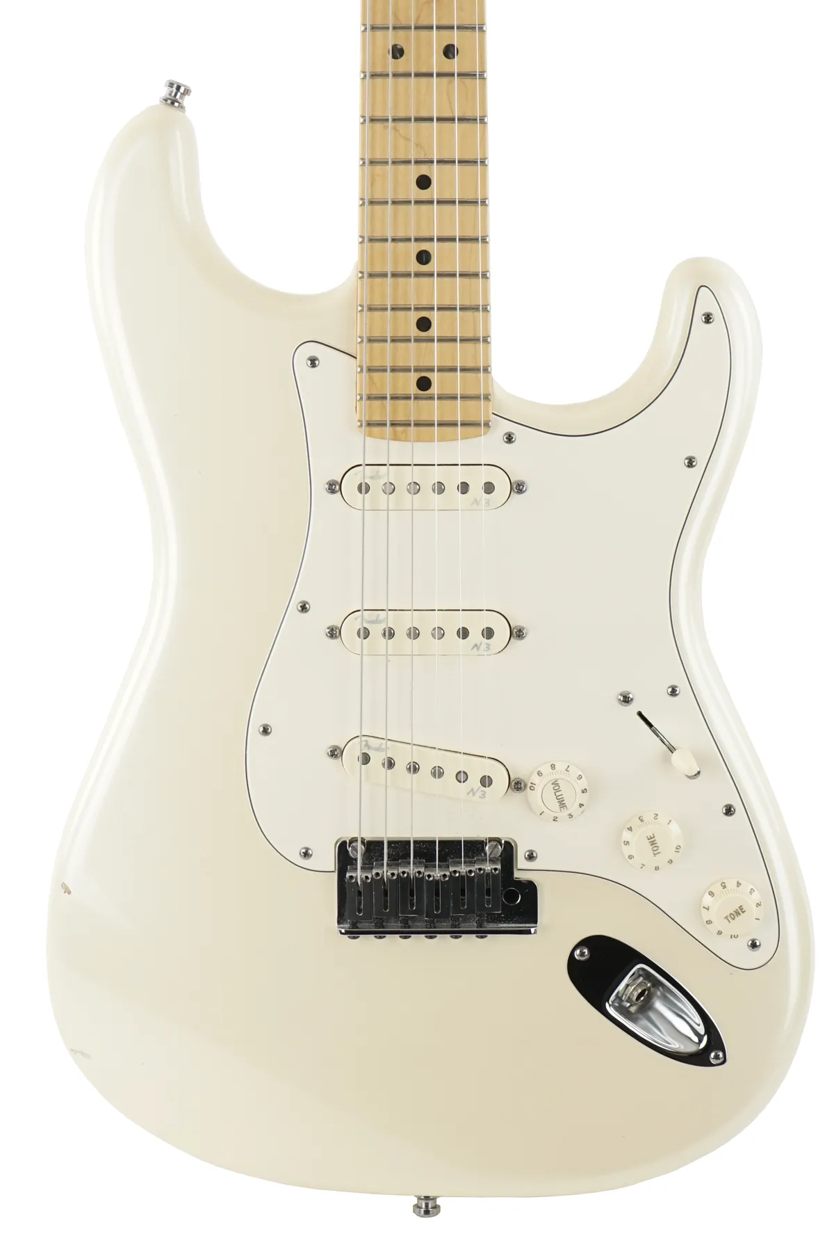 2013 Fender American Deluxe Stratocaster Olympic Pearl - Gbase