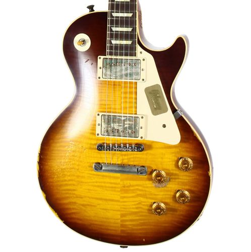 joe perry tobacco burst Carter Vintage - Gibson Custom Shop 1959 Les Paul Aged 2013, Sunburst NGD: Joe Perry/Slash Dark Burst