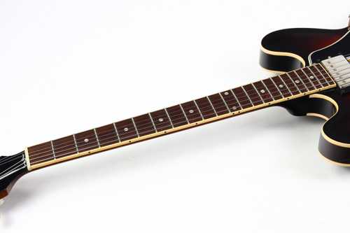 2013 Gibson Memphis ES-335 Dot Neck Sunburst Plain Top Semi Hollow