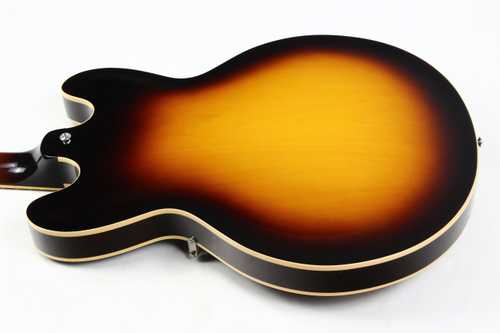 2013 Gibson Memphis ES-335 Dot Neck Sunburst Plain Top Semi Hollow