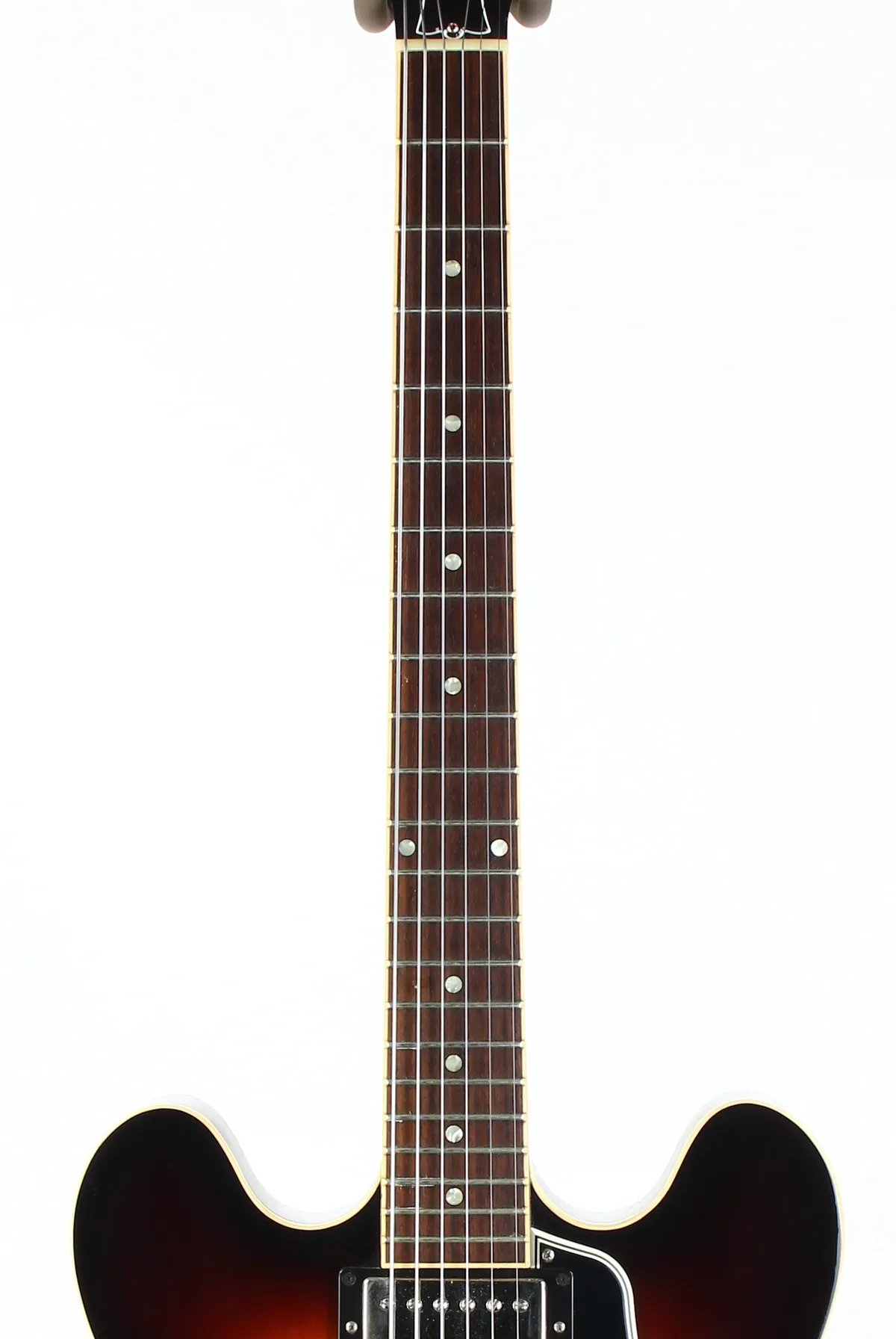 2013 Gibson Memphis ES-335 Dot Neck Sunburst Plain Top Semi Hollow