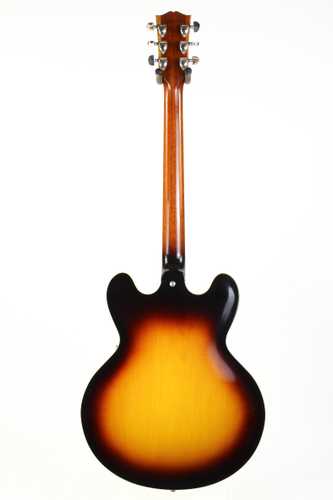 2013 Gibson Memphis ES-335 Dot Neck Sunburst Plain Top Semi Hollow