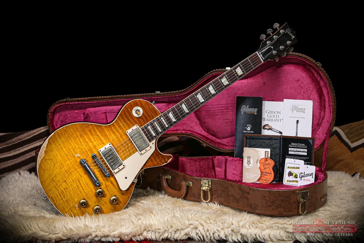 2014 Gibson Custom Shop Made For Japan Les Paul R9 Heavy Aged