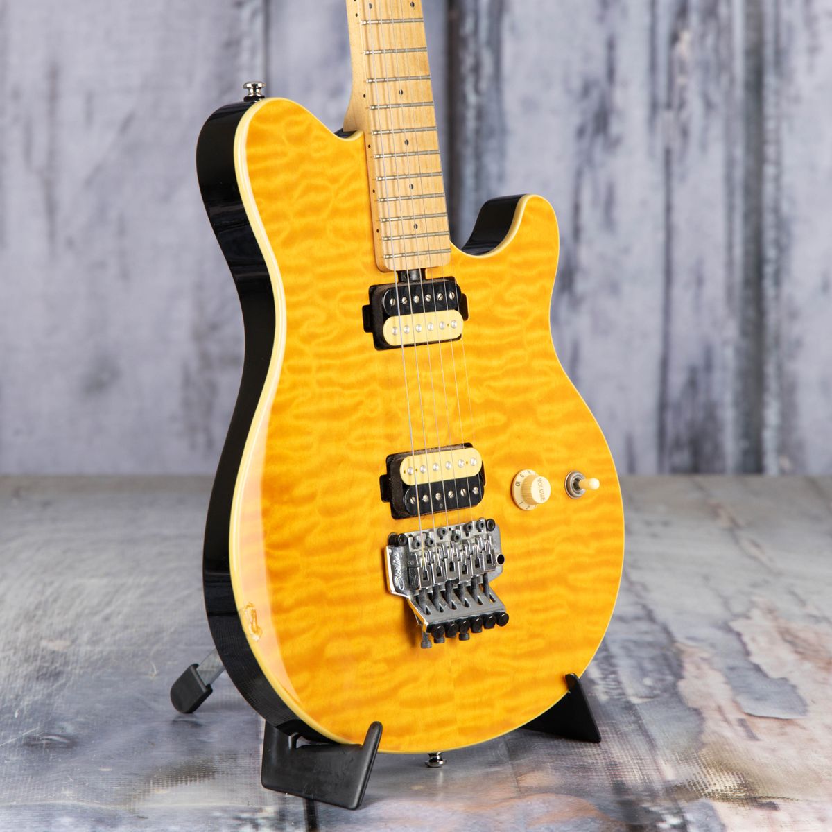 Used 2015 Sterling By Music Man AX40, Transparent Amber - Gbase