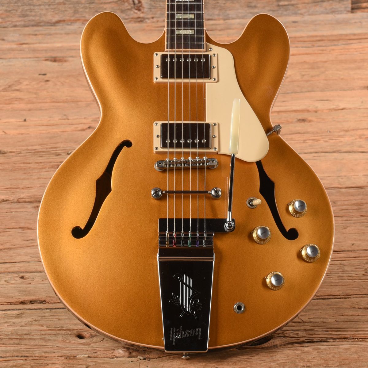 Gibson Memphis ES-335 Block Goldtop 2016 - Gbase