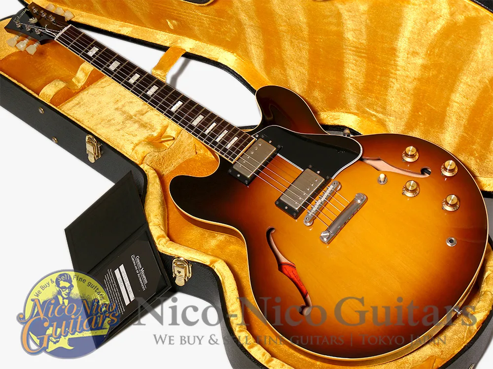 2016 Gibson Memphis Historic Series 1963 ES-335TD VOS Sunburst - Gbase