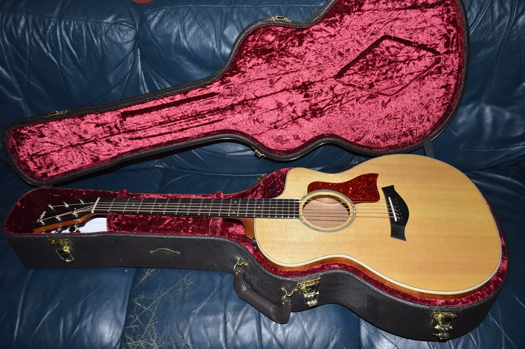 2017 Taylor 214ce Koa Deluxe Gloss Natural - Gbase