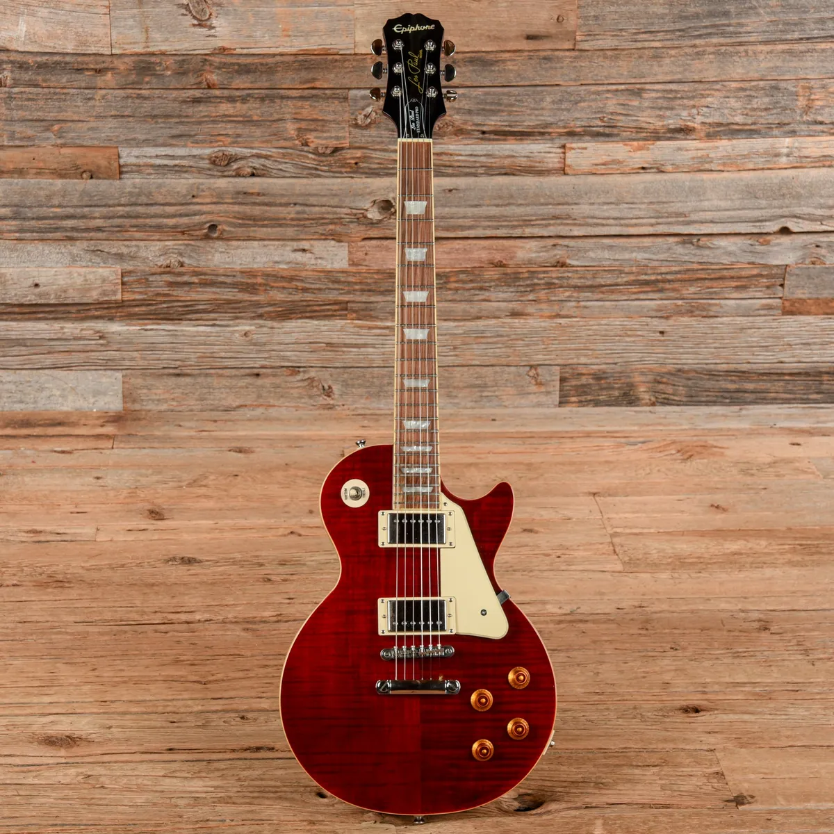 Epiphone Les Paul Standard Trans Burgundy 2018 - Gbase