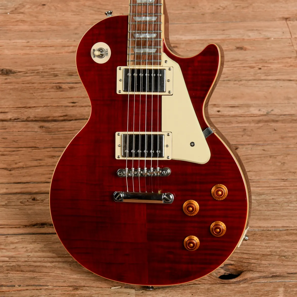Epiphone Les Paul Standard Trans Burgundy 2018 - Gbase
