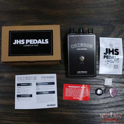 2020 JHS Pedals Legends Of Fuzz Series Crimson - Gbase