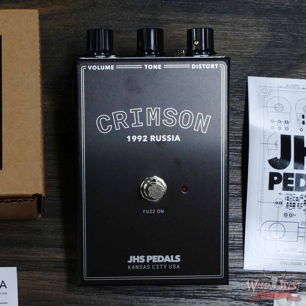 2020 JHS Pedals Legends Of Fuzz Series Crimson - Gbase