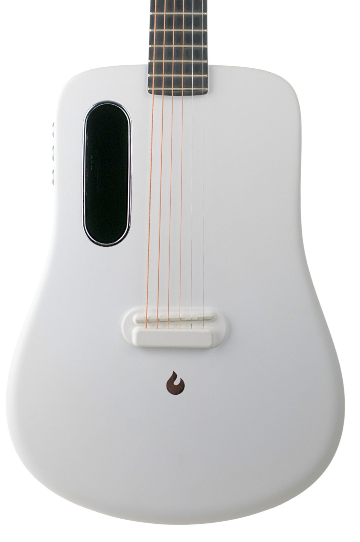 2020 Lava ME Travel Acoustic Guitar White Satin - Gbase