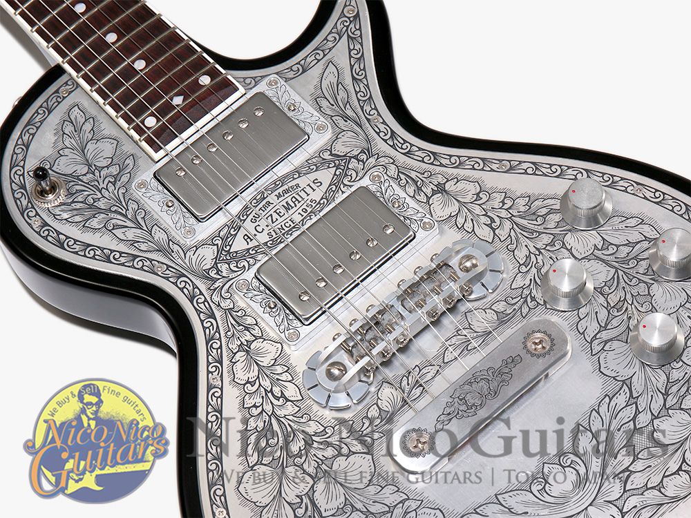 2020 Zemaitis Antanus Metal Front Series A24MF Black - Gbase