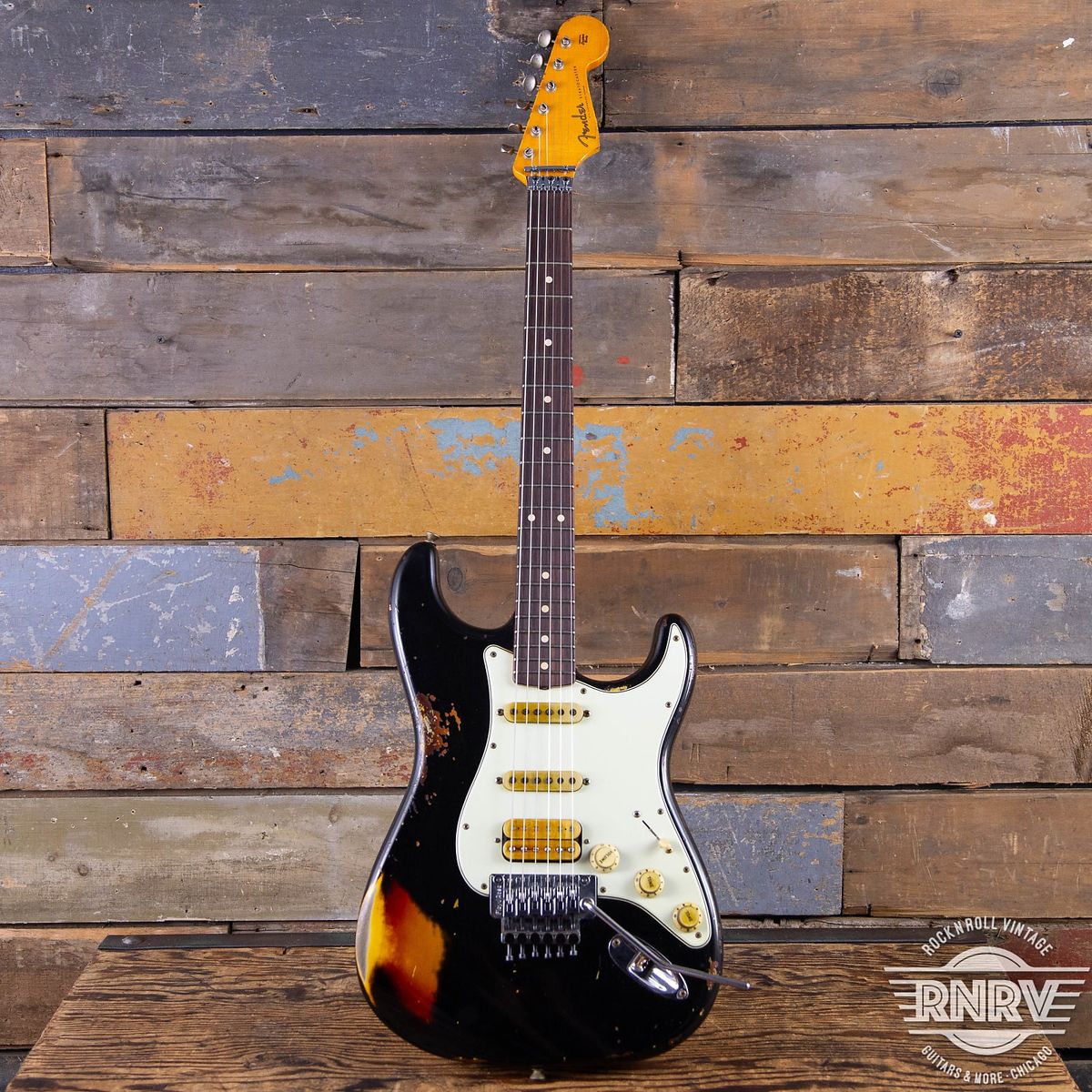 Fender Custom Shop Black Lightning Stratocaster Relic - Gbase