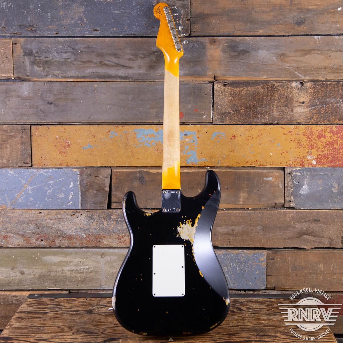 Fender Custom Shop Black Lightning Stratocaster Relic - Gbase