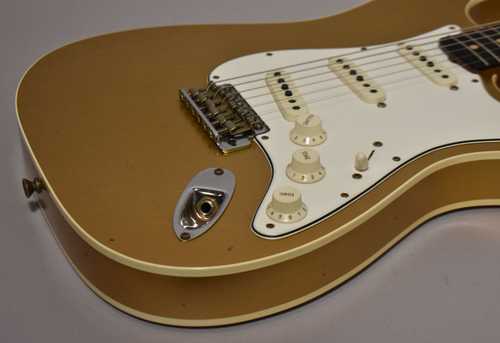 2021 Fender Custom Shop GC Double Bound Stratocaster Aztec Gold