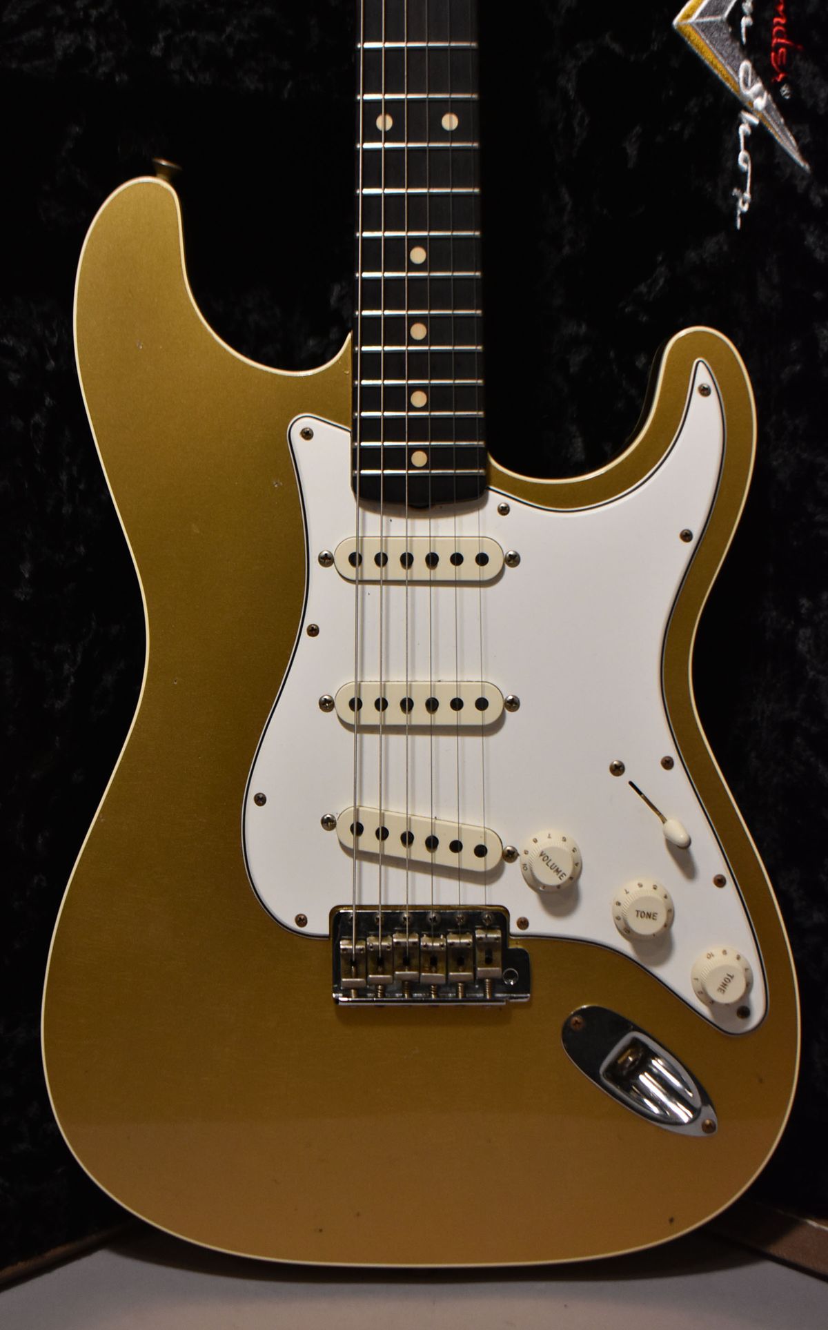 2021 Fender Custom Shop GC Double Bound Stratocaster Aztec Gold