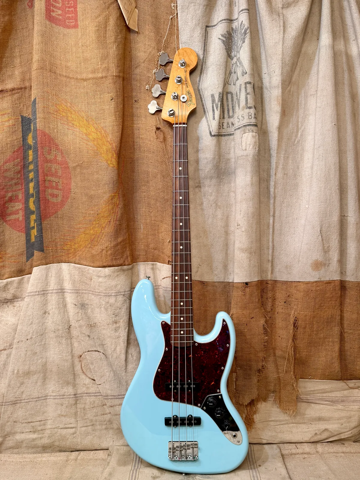 2021 Fender Jazz Bass Sonic Blue - Gbase