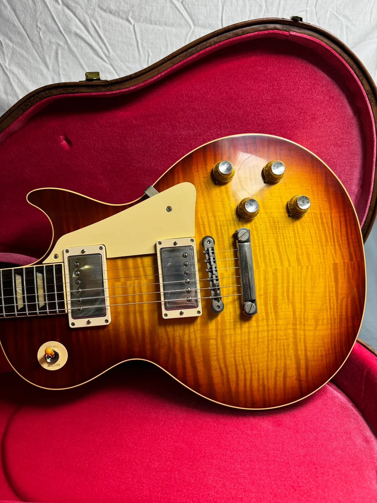 2021 GIBSON CUSTOM SHOP 1960 re-issue LES PAUL V2 Tomato SUNBURST