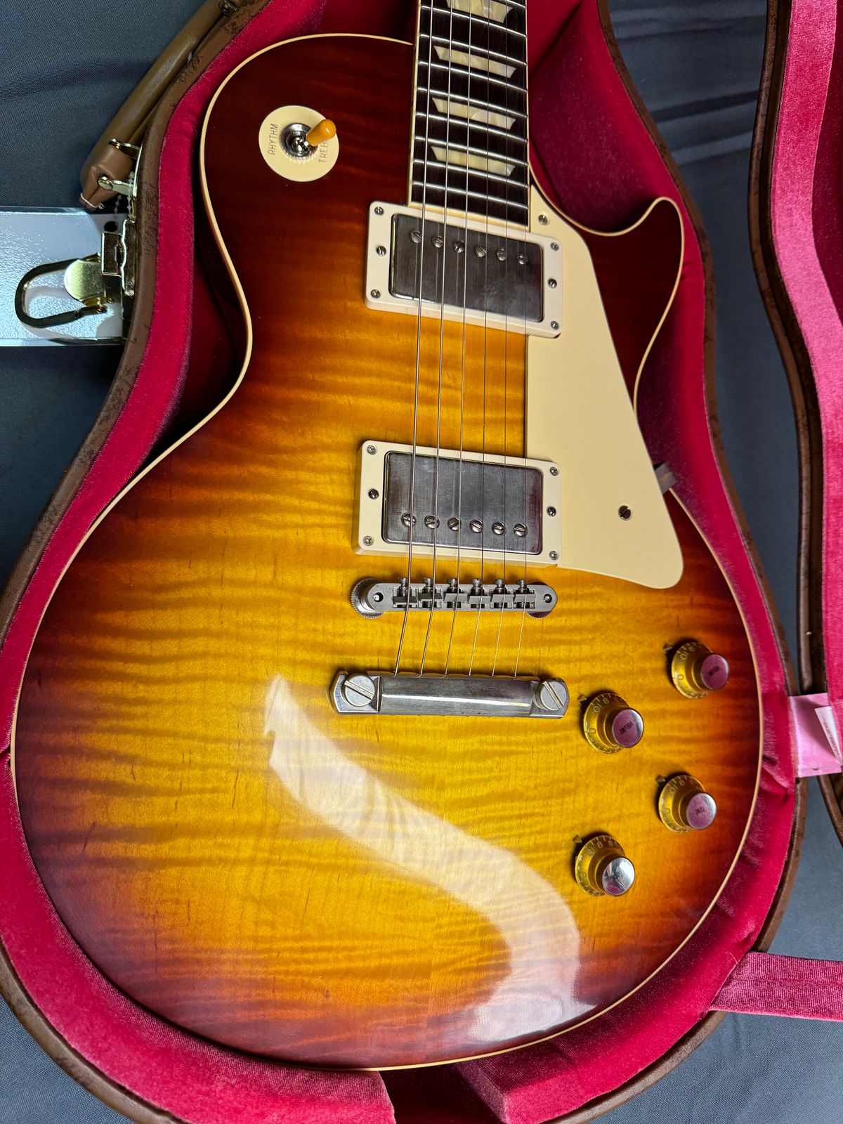 2021 GIBSON CUSTOM SHOP 1960 re-issue LES PAUL V2 Tomato SUNBURST