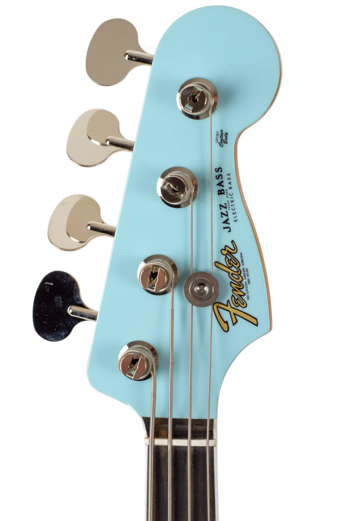 2023 Fender Gold Foil Jazz Bass Sonic Blue - Gbase