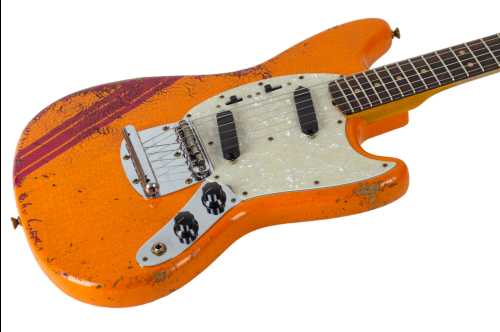 2024 Fender Custom Shop '60s Mustang Heavy Relic Capri Orange w