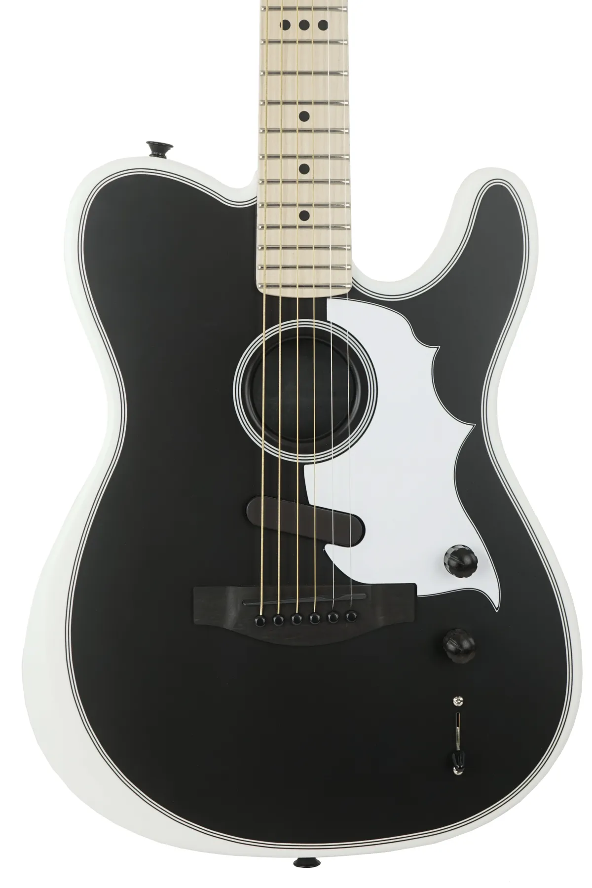 2025 Fender Jack White Triplesonic Acoustasonic Telecaster Black