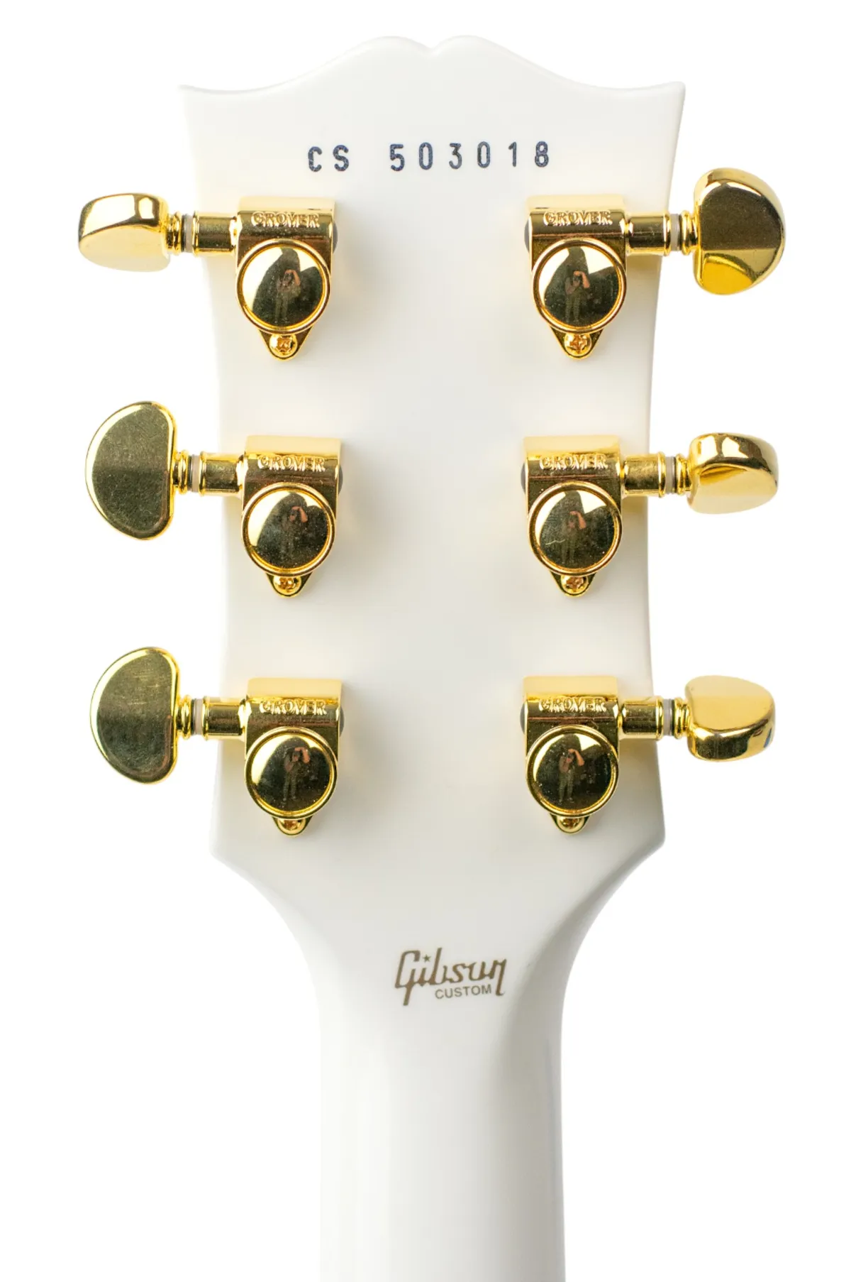 2025 Gibson Custom Shop Les Paul Custom Alpine White - Gbase