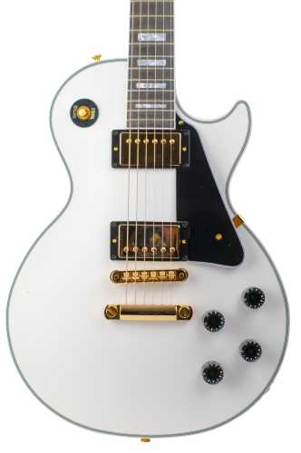 ギター Gibson Custom Shop Les Paul Custom 2025 Gibson Custom Shop Les Paul Custom Alpine White > Guitars