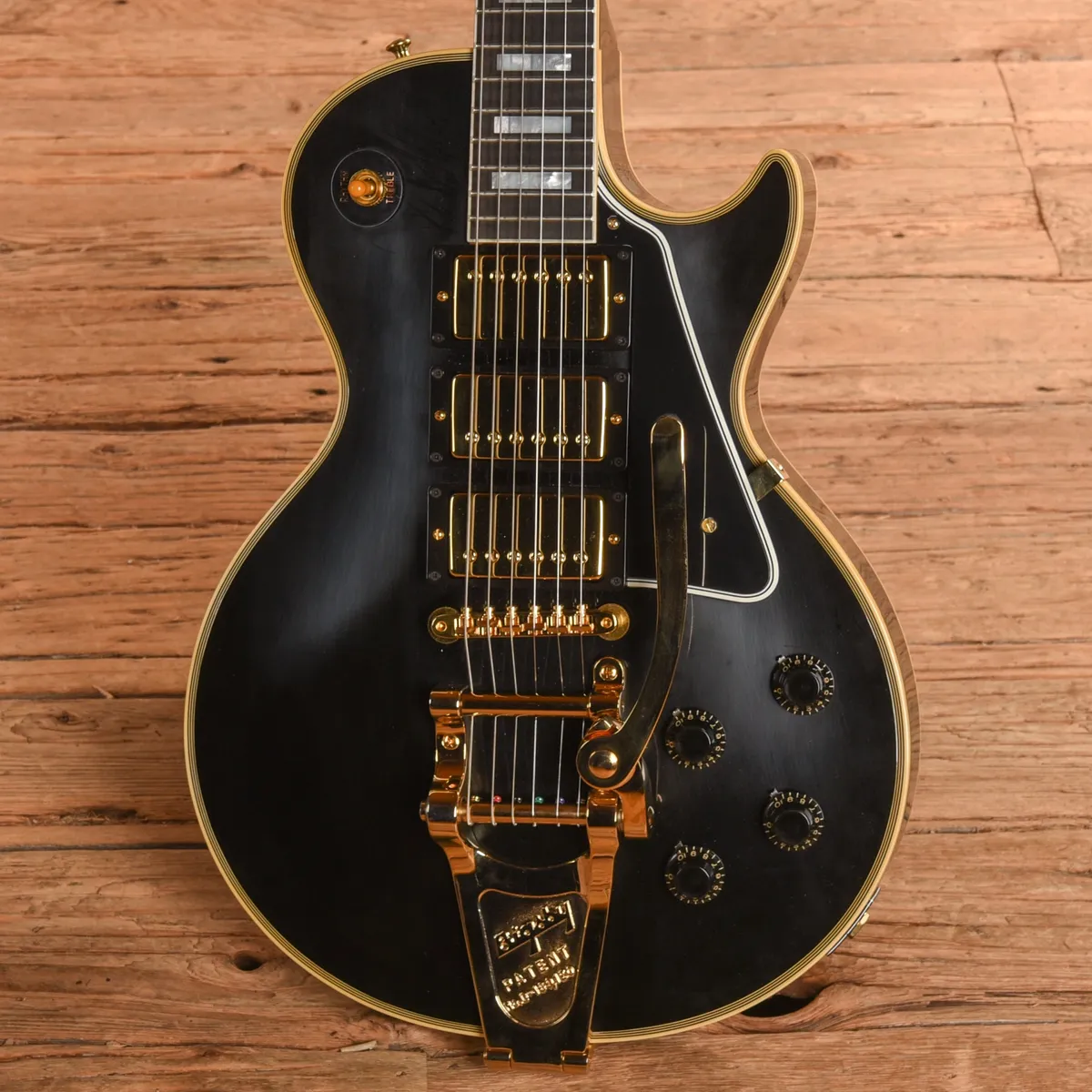 Gibson Les Paul Custom, Ebony FB 2025年製 Gibson Les Paul Custom Ebony 2025 - Gbase