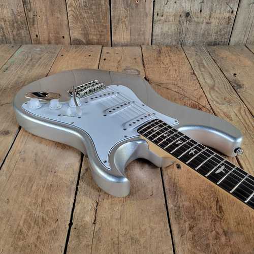 2025 PRS SE Silver Sky Strat John Mayer Model RW Silver Sparkle