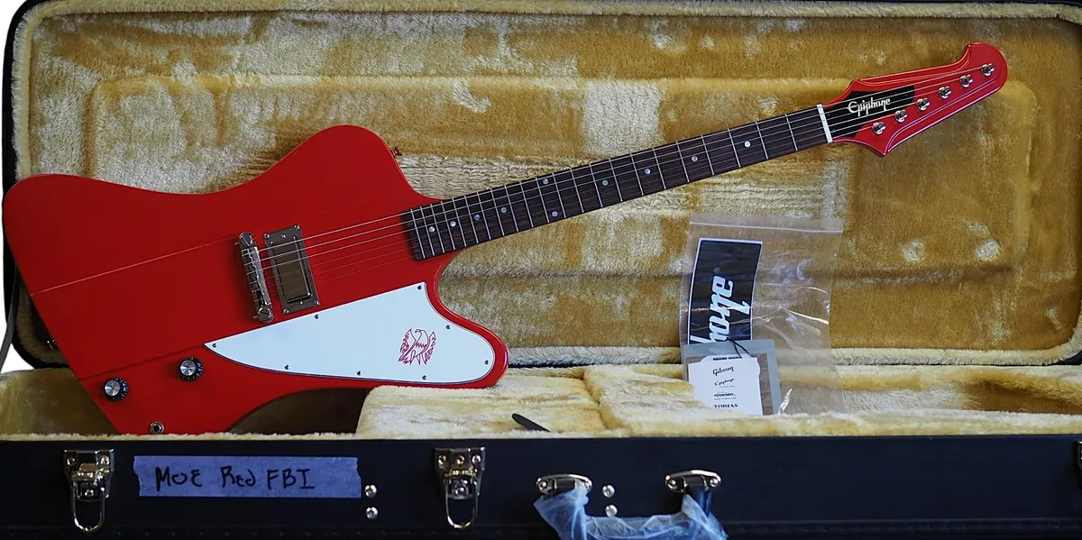 2026年2月発売の新製品　新品　Epiphone Firebird 2026 Epiphone Firebird I (1963 reissue) Cardinal Red - Gbase