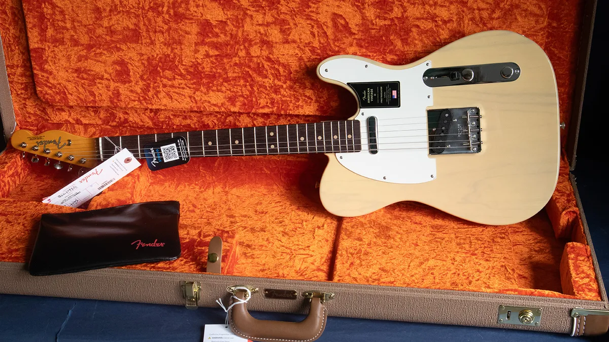 2026 Fender American Vintage 1963 Telecaster Vintage Blonde - Gbase