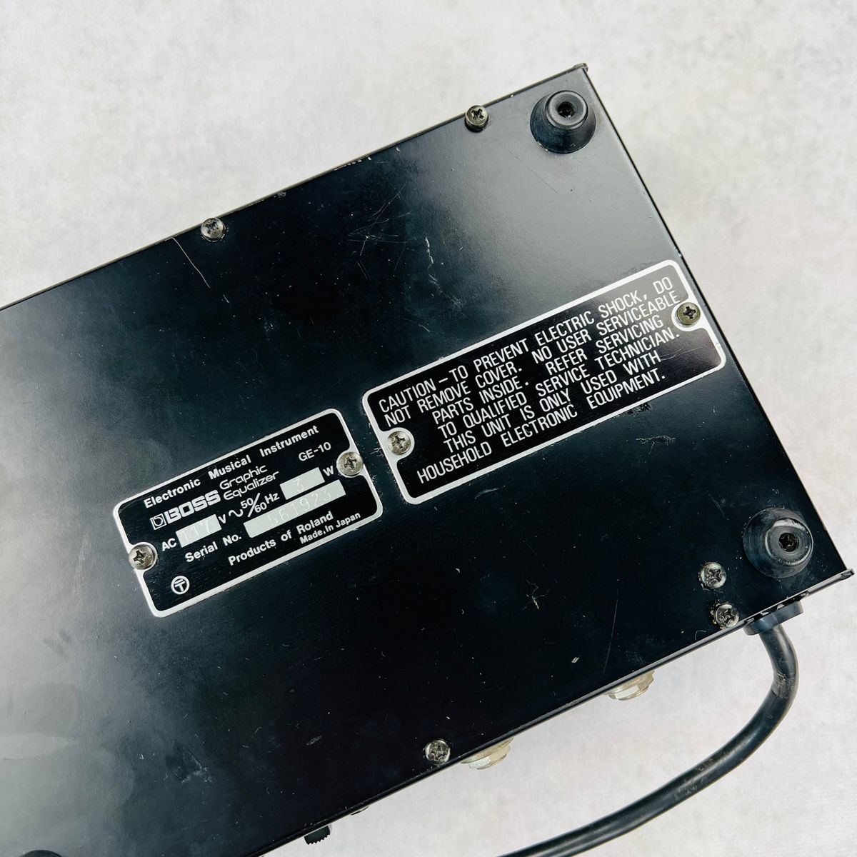 Boss GE-10 Graphic Equalizer EQ 1970s - Black - Gbase
