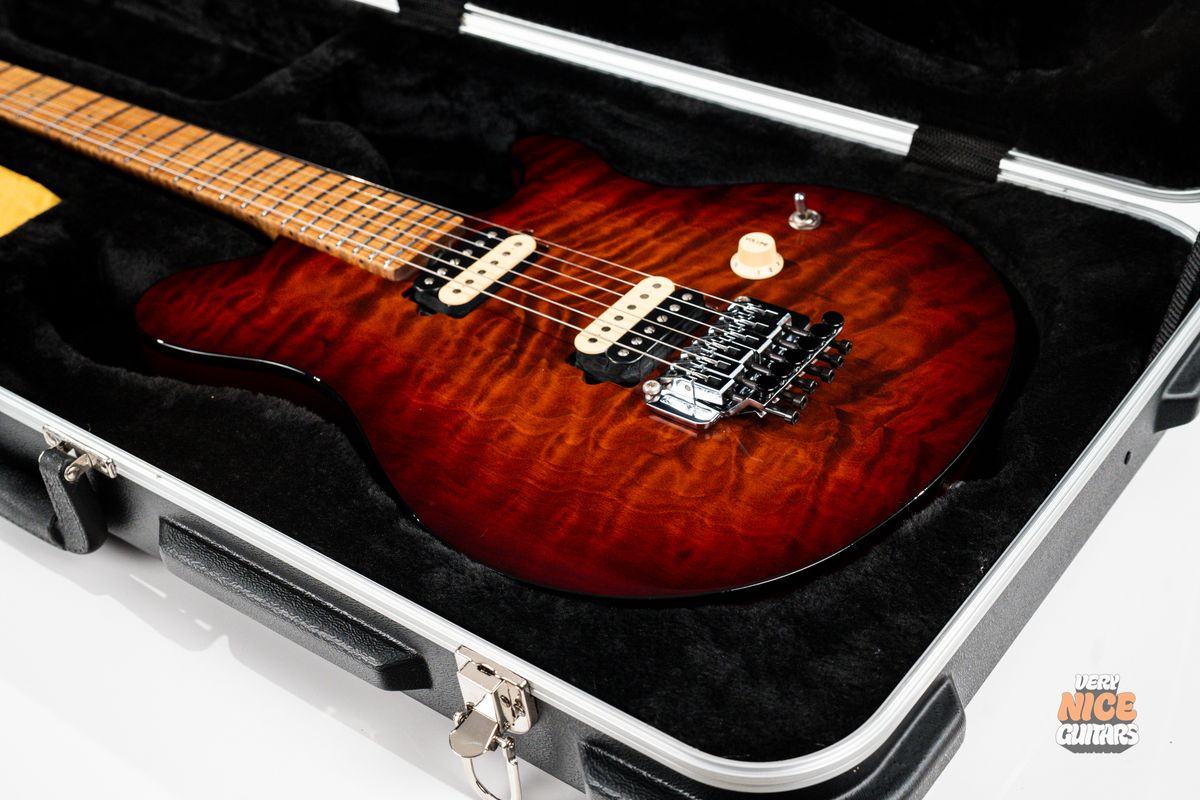 Ernie Ball Music Man Axis Roasted Amber Quilt - Gbase