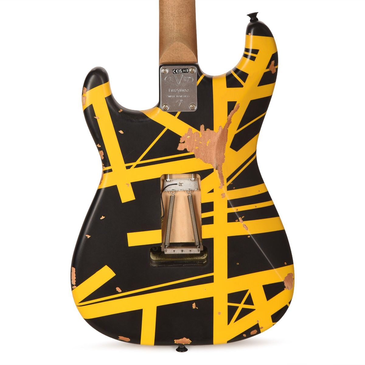 EVH Limited Edition Striped Series Frankenstein Frankie Black w