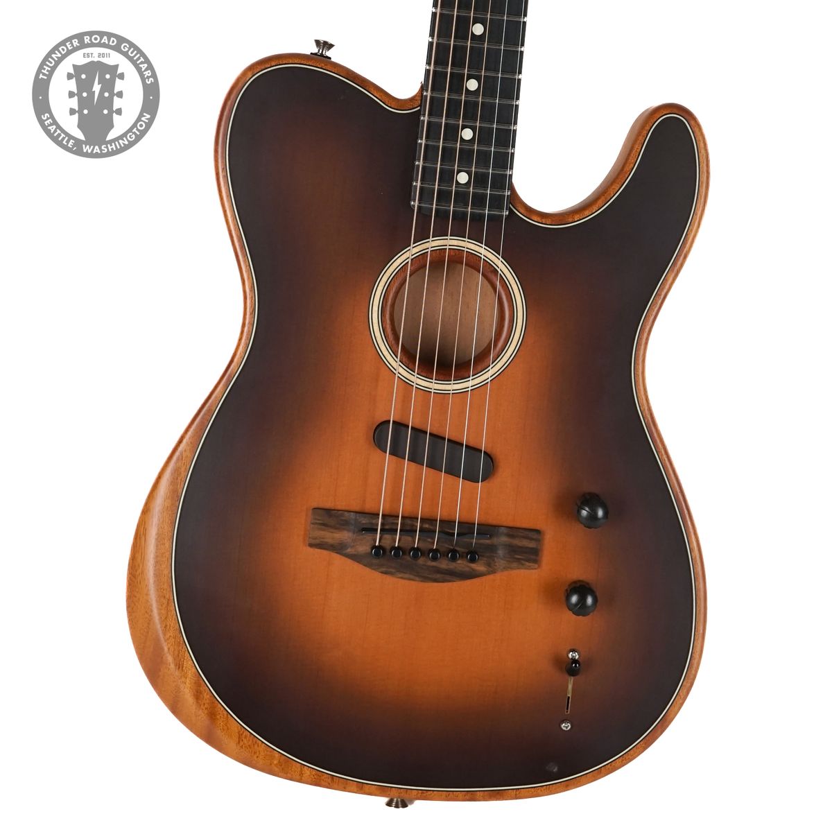 Fender Acoustasonic Tele American 2019年 2019 Fender Acoustasonic USA Telecaster Sunburst > Guitars