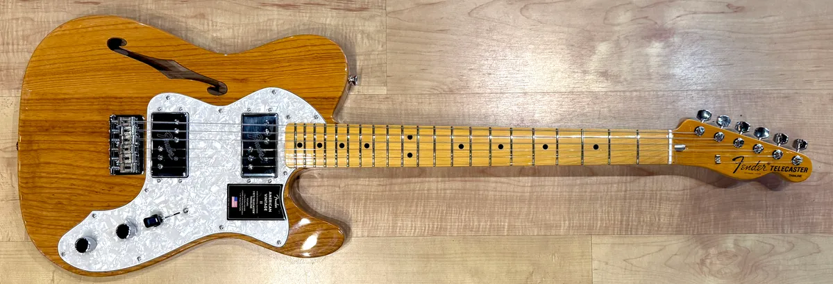 Fender American Vintage II 1972 Telecaster Thinline Natural - Gbase