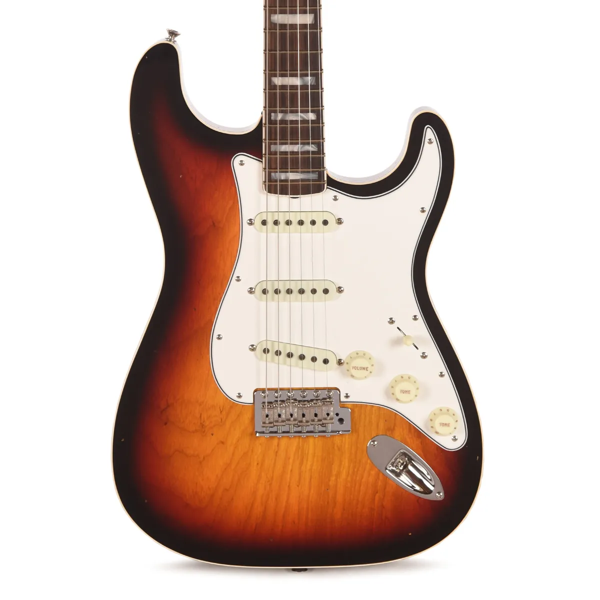 ★Custom HardRelic Sunburst Stratocaster★ Fender Custom Shop Limited Edition '60s Thinline Stratocaster