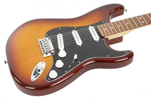 2021 Fender Plus Top Player Stratocaster Sunburst - Gbase