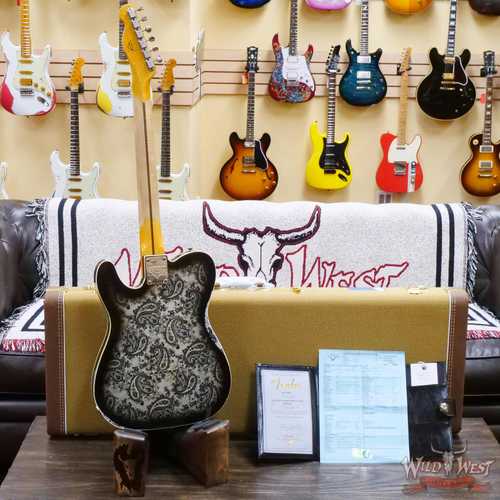 2023 Fender Custom Shop Dual P90 Telecaster Thinline Relic Black