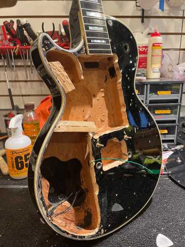 Gibson Les Paul Anniversary Lefty Ebony 1974 LEFTY - Gbase