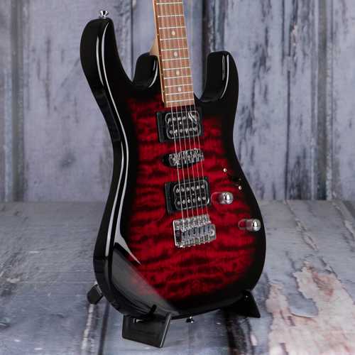 Ibanez Gio GRX70QA, Transparent Red Burst - Gbase