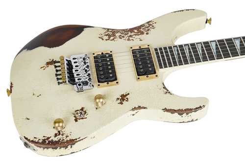 Jackson Custom Shop Soloist Nitro Relic Vanilla Shake Over 3 Color